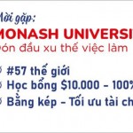 Lợi thế việc làm khi du học cùng Monash University