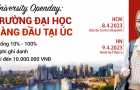 Go8 UNIVERSITY OPEN DAY 2023- Ngày hội du học vào 8 trường đại học tốt nhất nước Úc