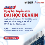 Mời dự Ngày hội tuyển sinh Đại học Deakin: Check Học bổng 20-100% & khám phá các ngành học HOT nhất 2024