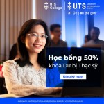 Nóng: Học bổng 50% khóa Dự bị Thạc sỹ tại Đại học Công nghệ Sydney (UTS)