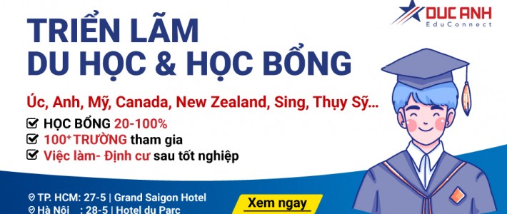 TRIỂN LÃM DU HỌC & HỌC BỔNG THÁNG 5/2023