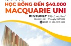 Hội thảo trực tuyến Macquarie University: Học bổng đến 40.000 AUD