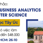 Hội thảo du học Úc: Business Analytics- Computer Science- Ngành học dễ tìm việc làm & định cư nhất!