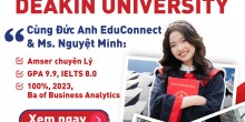 Deakin University: chia sẻ từ Nguyệt Minh- chủ nhân học bổng 100% (2023)