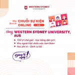 Mời tham dự chuỗi sự kiện ONLINE – dành cho học sinh Việt Nam bởi Western Sydney University, Úc