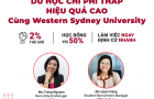 DU HỌC CHI PHÍ THẤP – HIỆU QUẢ CAO CÙNG WESTERN SYDNEY UNIVERSITY – AUSTRALIA