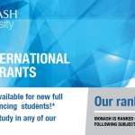 Monash University cấp học bổng 10-100% học phí cực hấp dẫn