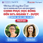 Du học ngành Y, Dược với học bổng đến 50% tại Đại học Queensland