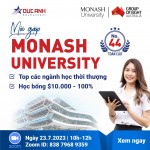 CÙNG MONASH UNIVERSITY KHÁM PHÁ TOP CÁC NGÀNH HỌC THỜI THƯỢNG & SĂN HỌC BỔNG $10.000-100%